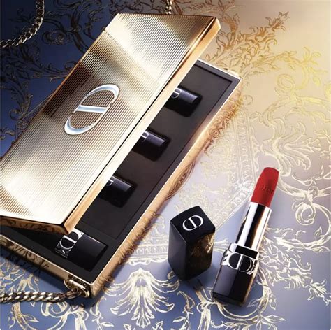 dior makeup clutch with chain 2023|dior lipstick collection case.